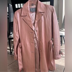 Pink Trench Coat by